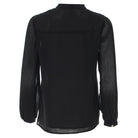 RANT & RAVE LADIES Louella Black Blouse Black flat front view