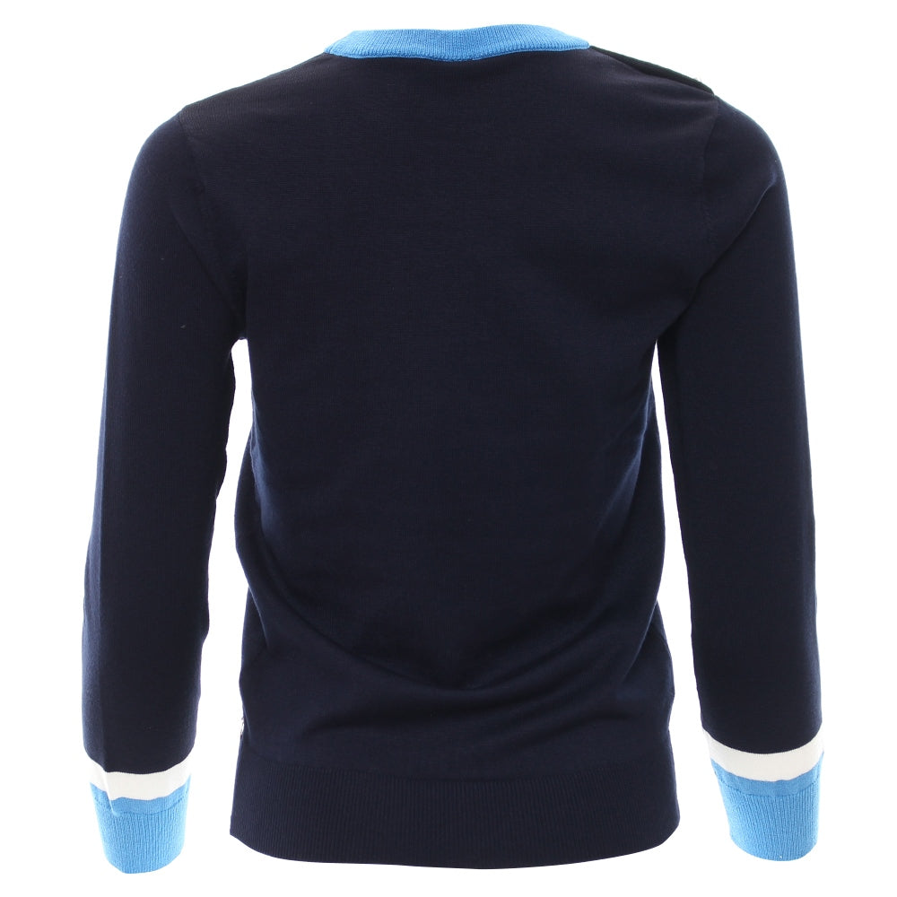 Ladies Connie Navy Jumper-Back View