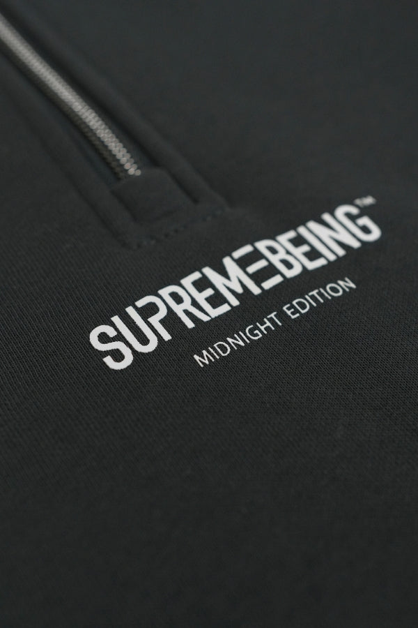 Supreme Being Titan 1/4 Zip Green Shadow Green Shadow back view