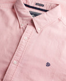 SUPERDRY Classic Oxford Long Sleeve Shirt-City Pink Chambray City Pink Chambray detail view