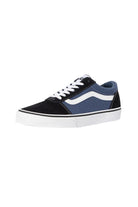 VANS Mens Ward Retro Suede Vintage Indigo Sneaker Vintage Indigo model front view