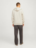 JACK JONES PREMIUM Archie Sweat Hood-Moonbeam Moonbeam detail view