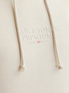 JACK JONES PREMIUM Archie Sweat Hood-Moonbeam Moonbeam side view