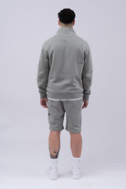 Supreme Being Rico Soft Green 1/4 Zip Soft Green back view