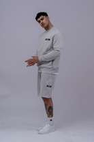 Supreme Being Fabio Sweatshirt - Powder Grey Powder Grey side view