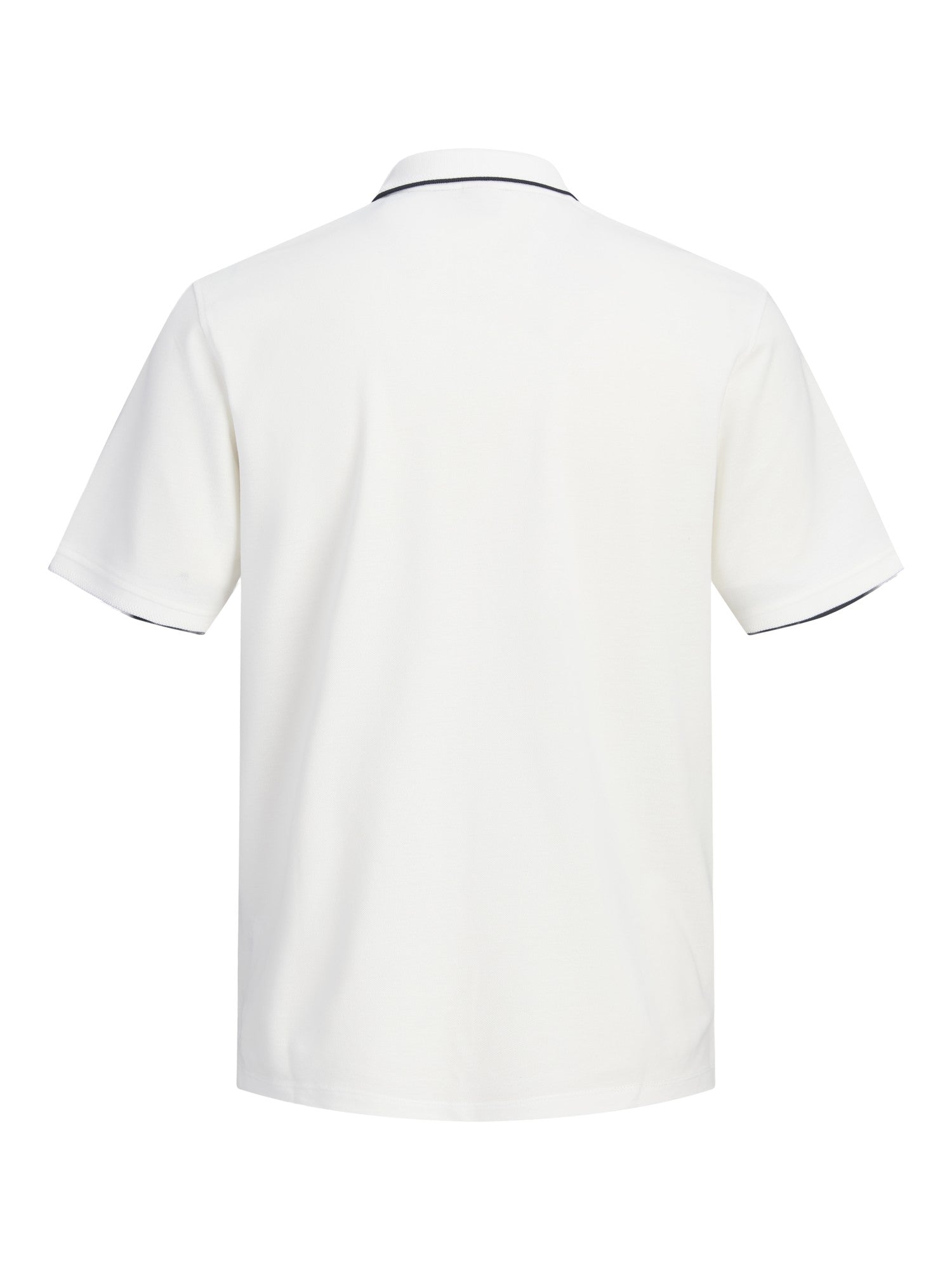 Alves Short Sleeve Junior Boy Polo-Cloud Dancer-back view