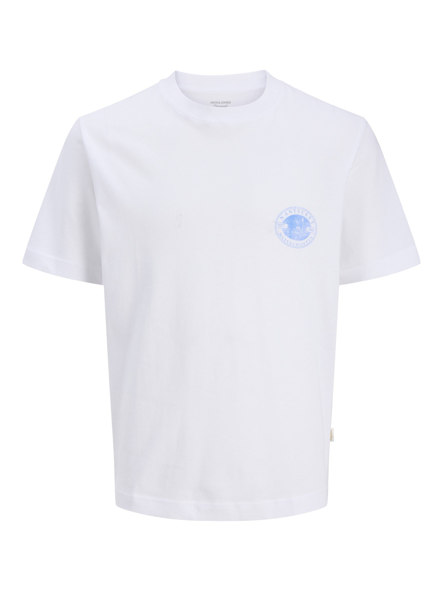 Nantucket Back Graphic Tee-Bright White