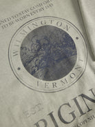 JACK JONES ORIGINALS Nantucket Graphic Back Tee -Seagrass Seagrass detail view