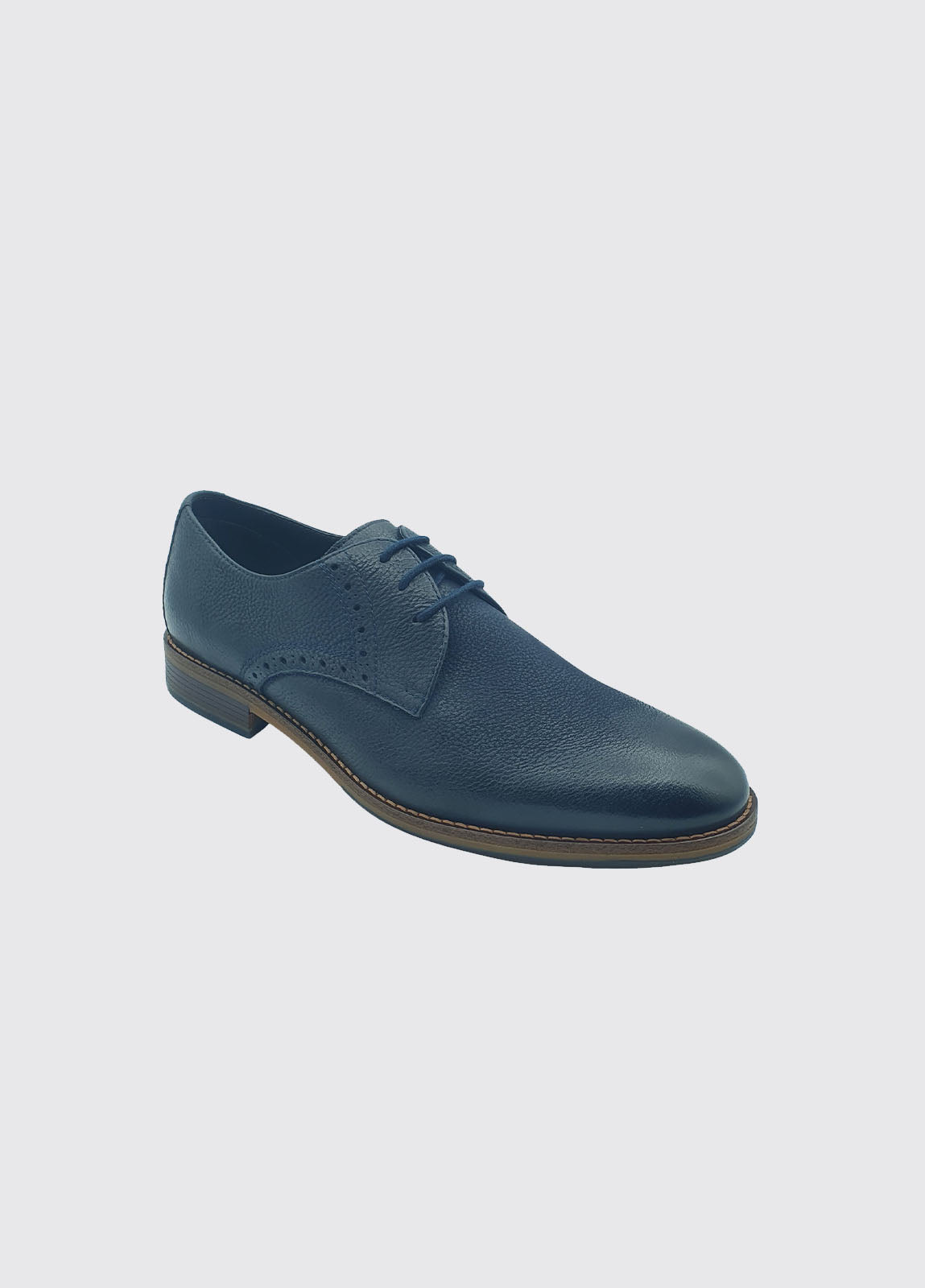Dubarry Slade Navy Lace Shoe Navy model front view