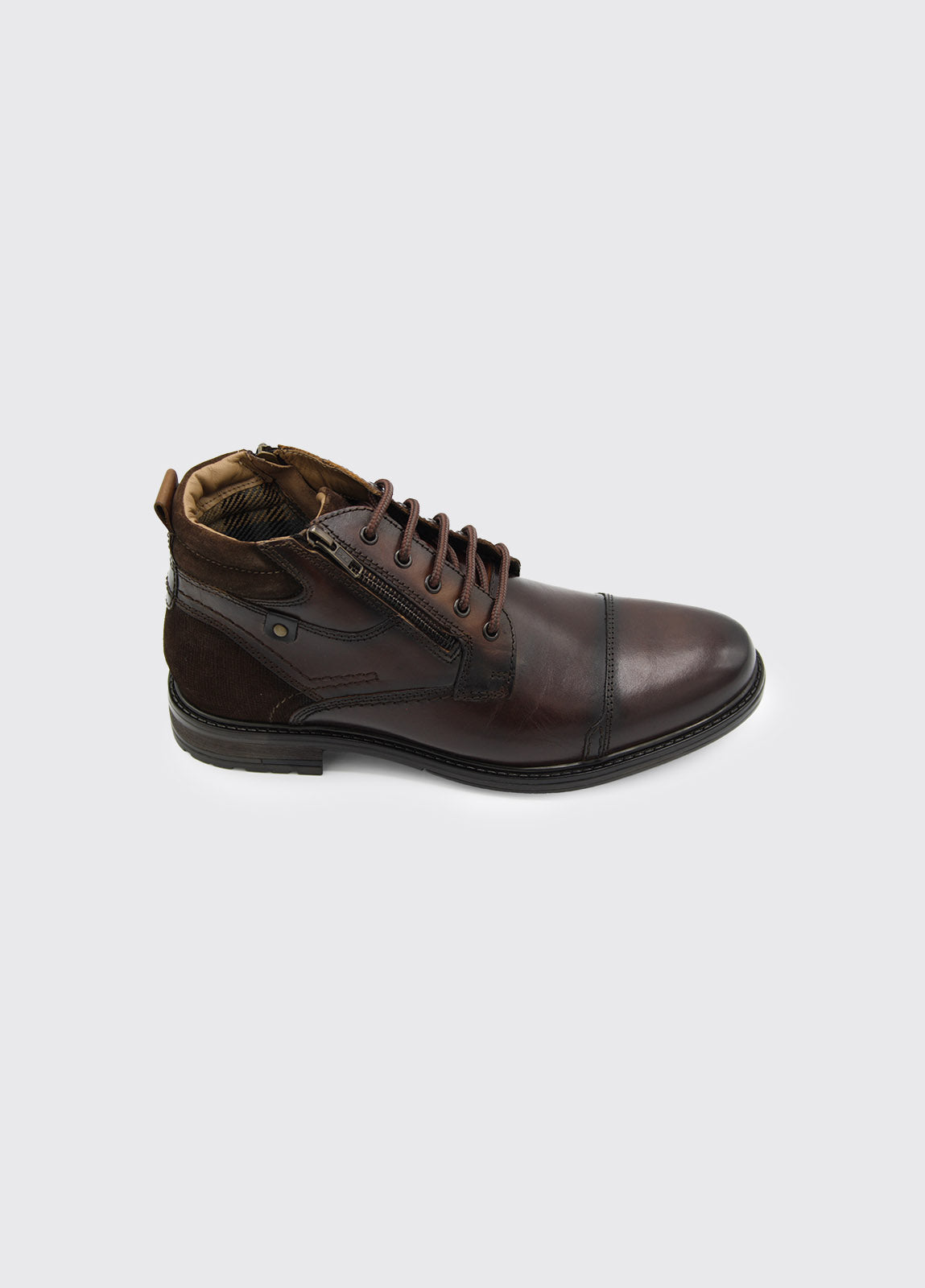 Men's Swatch Brown Boot-Side View
