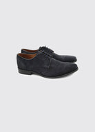 Dubarry Sarge Navy Suede Shoe Navy front view
