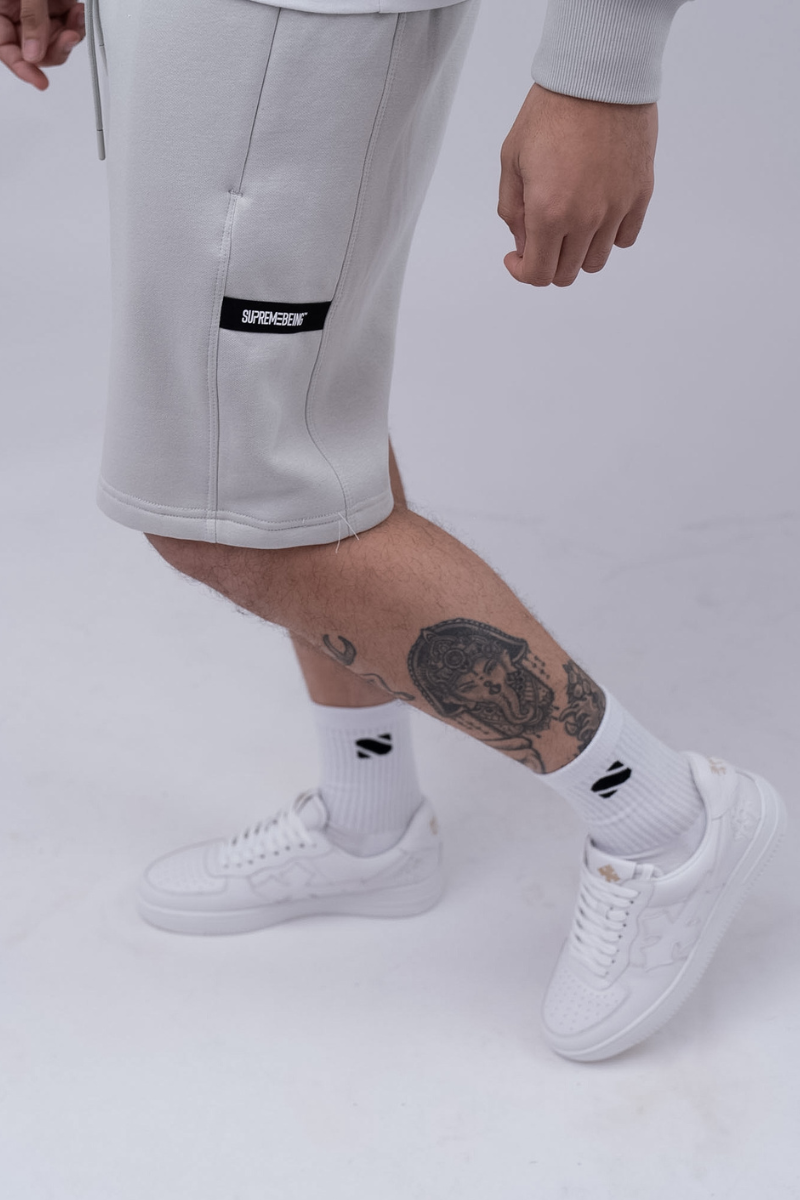 Supreme Being Angelo Powder Grey Shorts Powder Grey side view