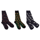 One pair each of Foxes, Stags and Pheasants socks