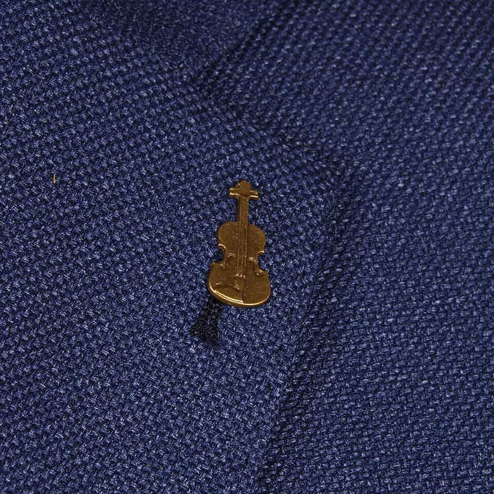Men's Fratelli Uniti Paolo Petrol Jacket-Close up view