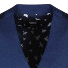 Fratelli Uniti Fratelli Uniti Paolo Petrol Waistcoat Petrol model front view