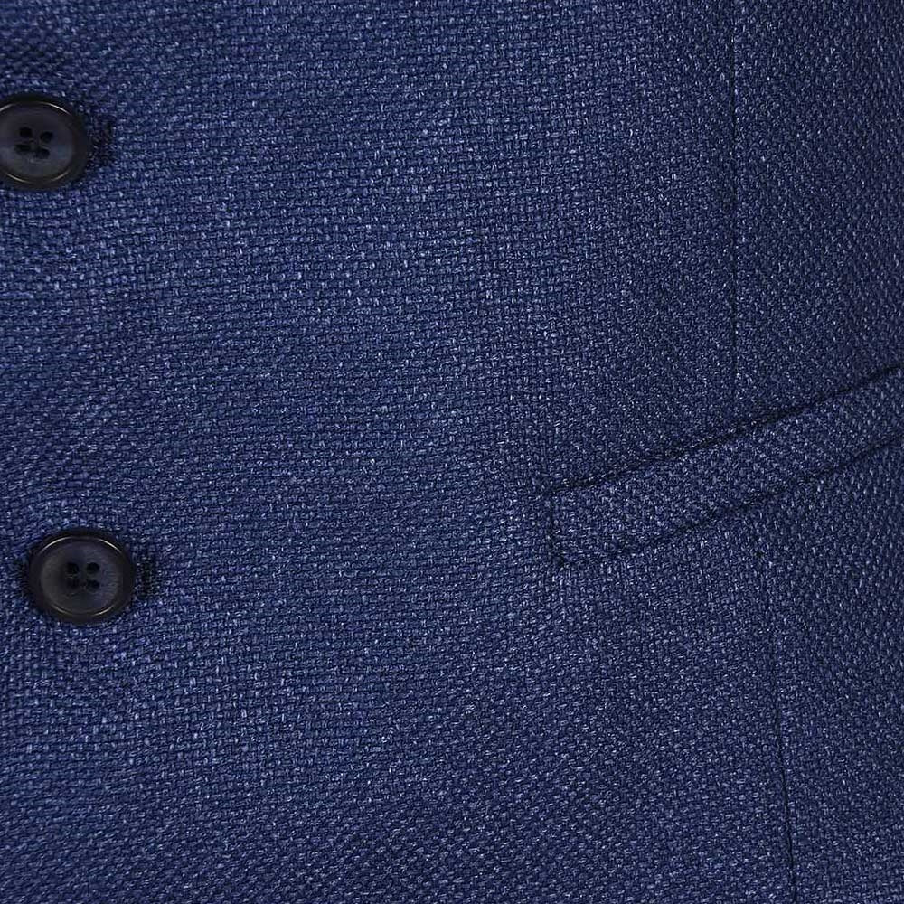 Men's Fratelli Uniti Paolo Petrol Waistcoat-detail view