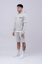 Supreme Being Angelo Powder Grey Shorts Powder Grey flat front view