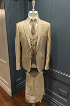 6TH SENSE Kingsley Walnut 3 Piece Suit Walnut front view