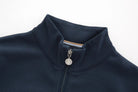 6TH SENSE Belter Sapphire 1/4 Zip sapphire detail view