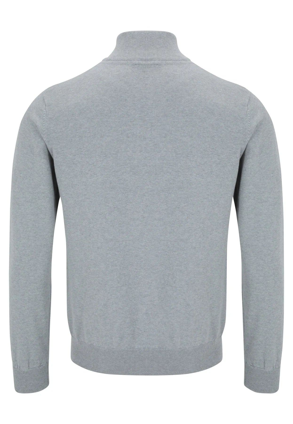 Harry alloy 1/4 zip knit sweater on a white background
