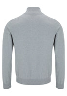 6TH SENSE Harry Alloy Grey 1/4 Zip Knit Alloy detail view