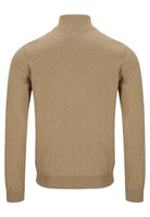 6TH SENSE Harry Camel 1/4 Zip Knit CAMEL detail view