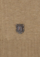 6TH SENSE Harry Camel 1/4 Zip Knit CAMEL back view