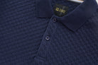 6TH SENSE Jacq Navy Polo Shirt Navy flat front view