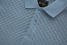 6TH SENSE Jacq Tradewind Blue Polo Shirt Tradewind back view