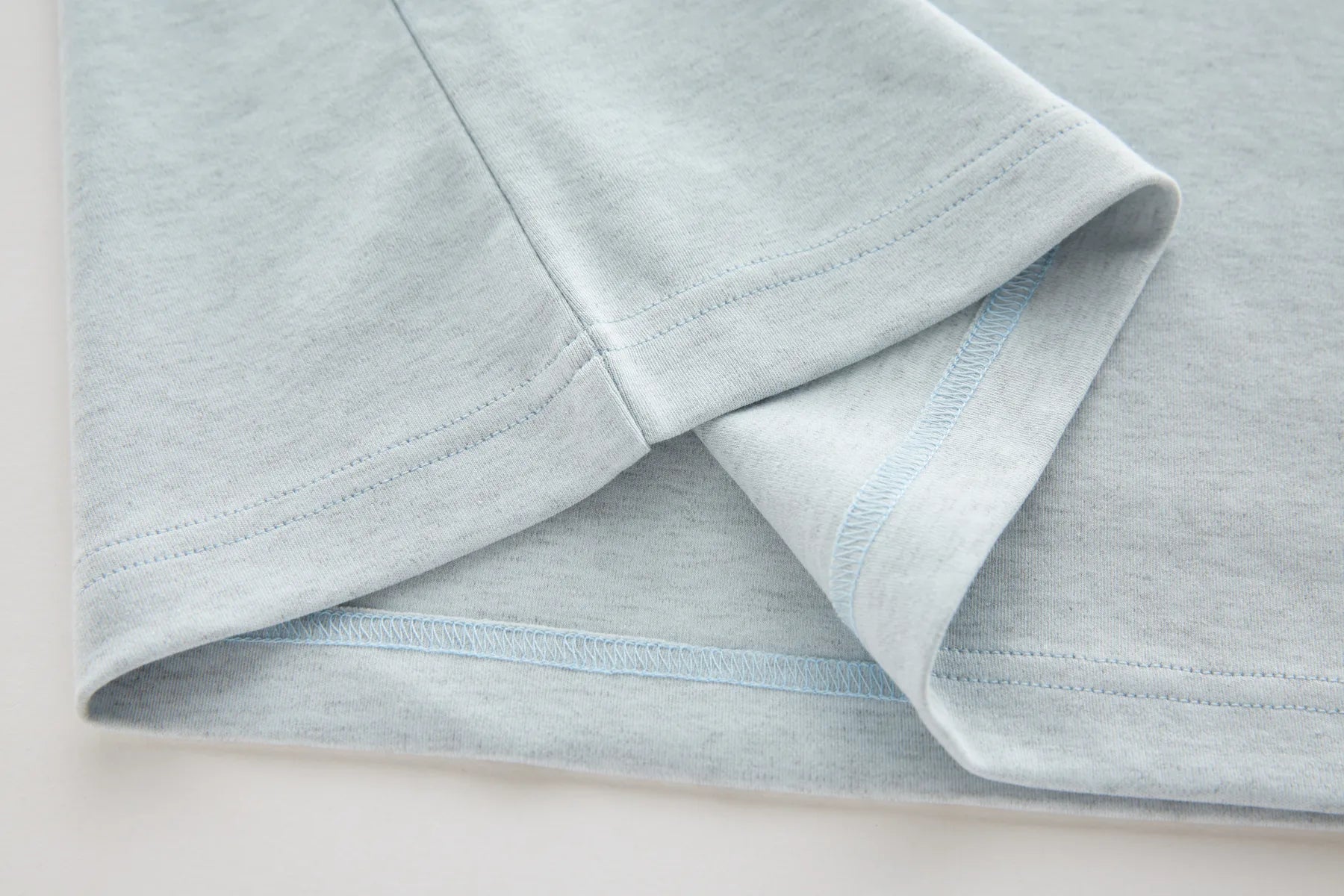 Folded ice fabric on a beige background