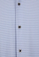 6TH SENSE Perform 17 Long Sleeve Navy / White / Peach Diamond Pattern Shirt Navy/White/Peach model front view