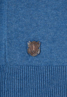 6TH SENSE Harry 1/4 Zip Knit- True Blue True Blue back view
