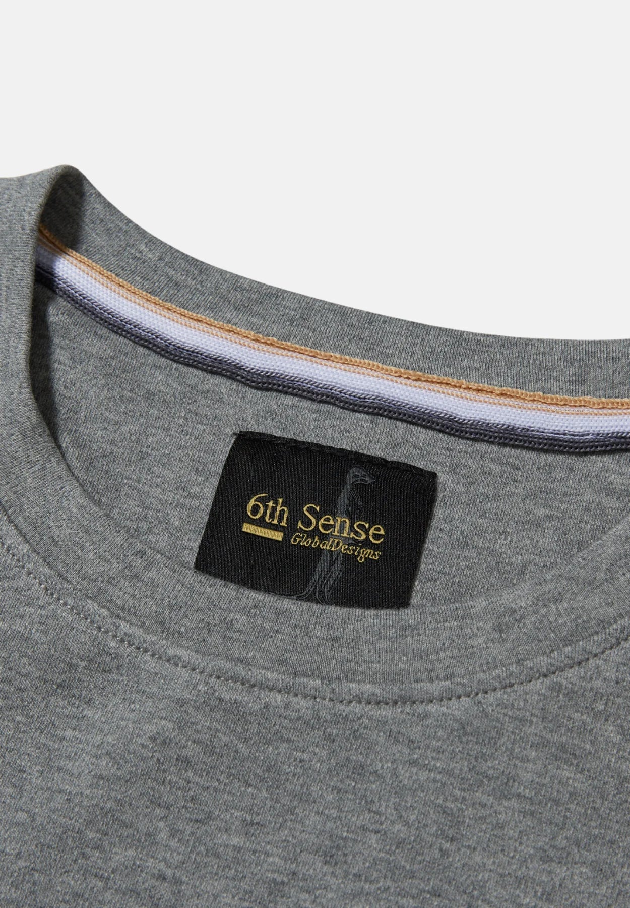 Men's Liquid Dove Tee-Neck View