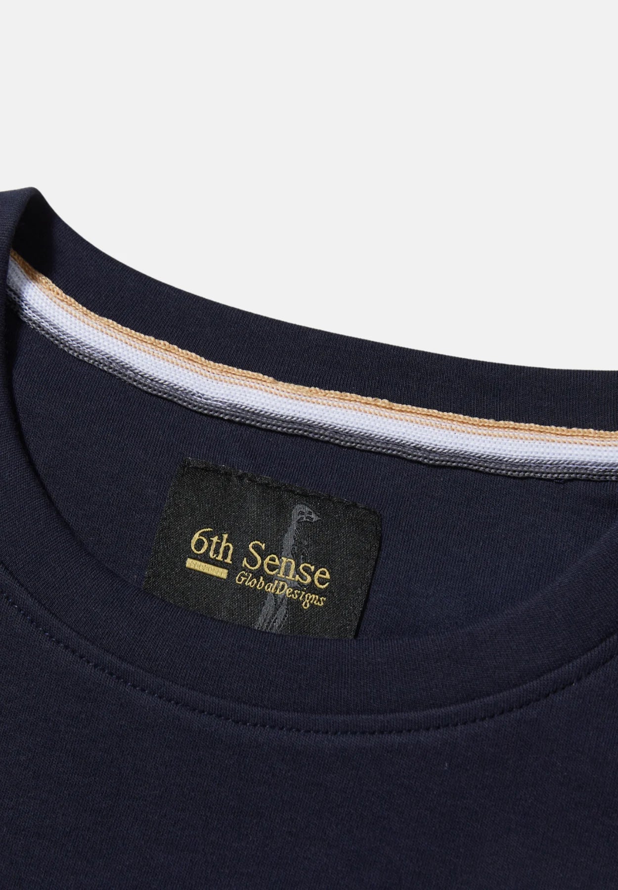 Men's Liquid Sky Captain Tee-Neck View