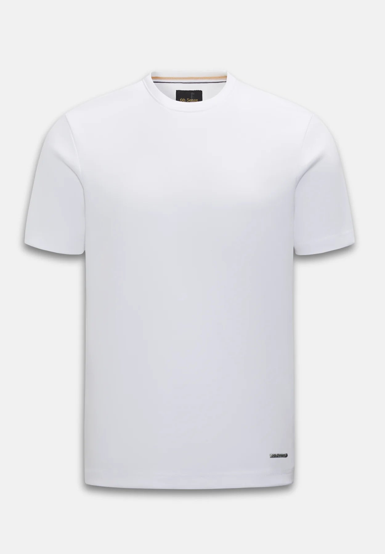 Men's Liquid White Tee-Front View