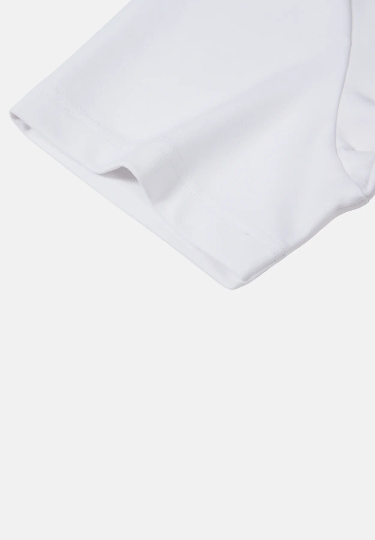 6TH SENSE Liquid White Tee White flat front view