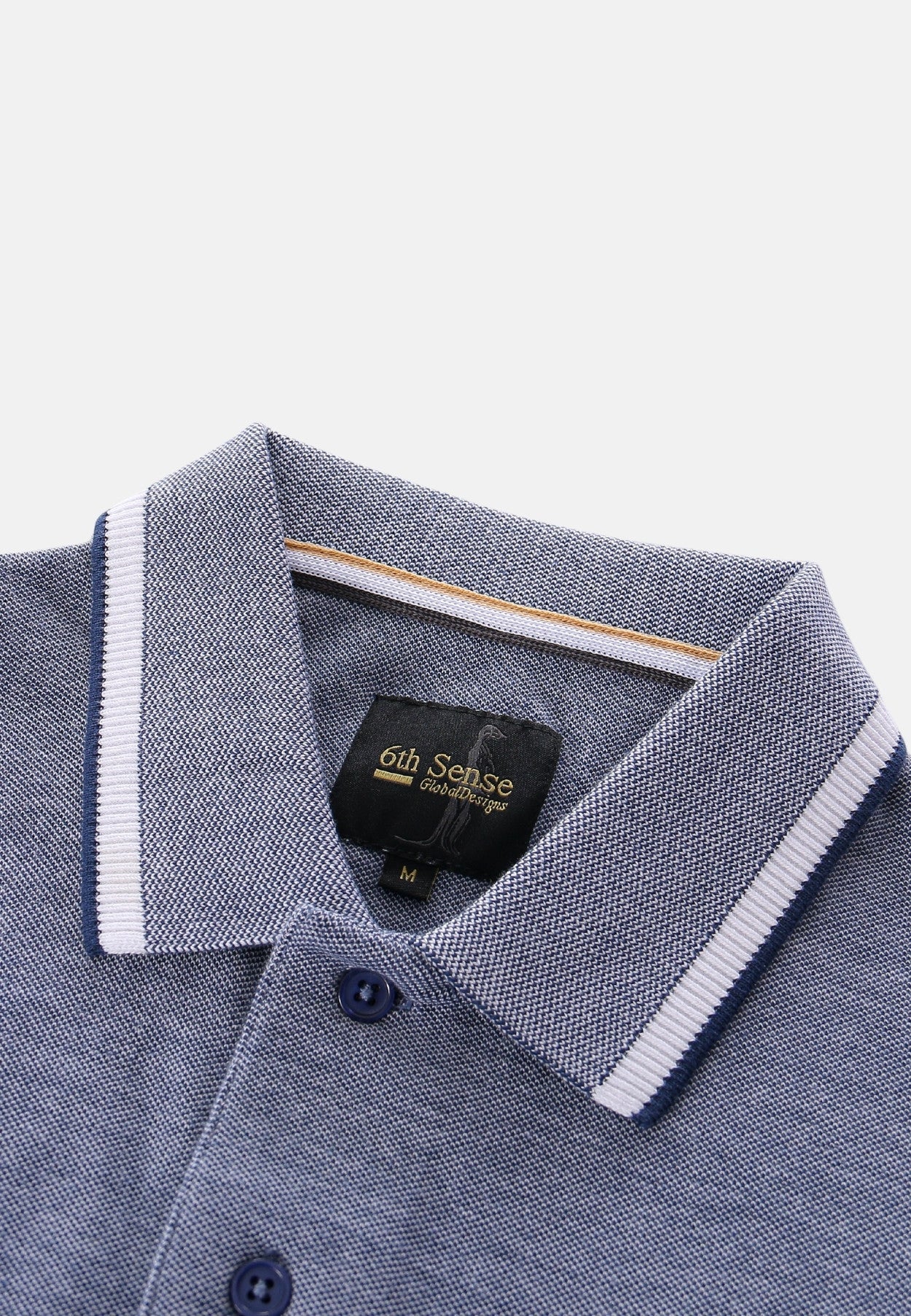 Men's Nova Insignia Polo Shirt-Collar View