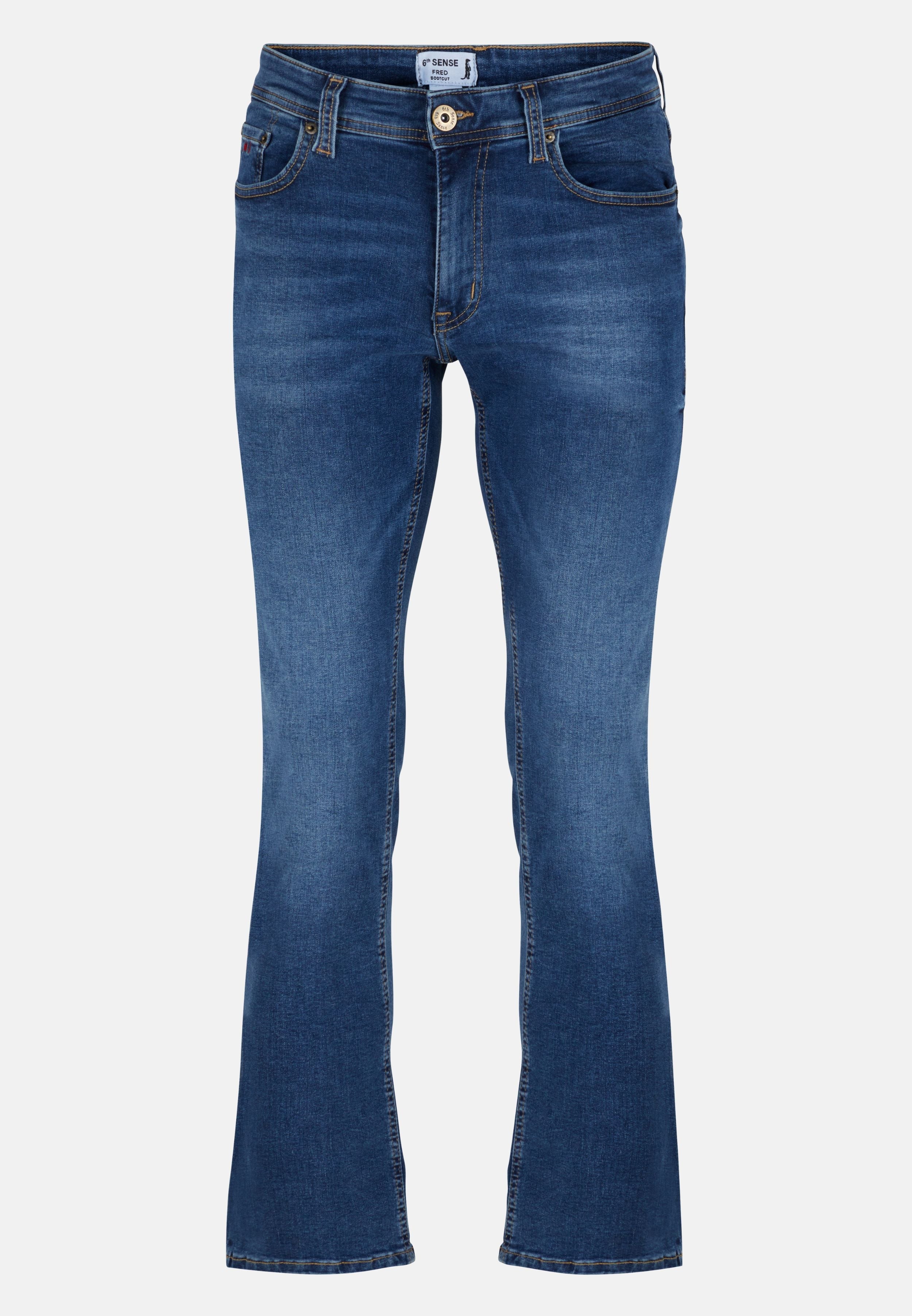 Men's Fred Lightwash Bootcut Jean-Front View
