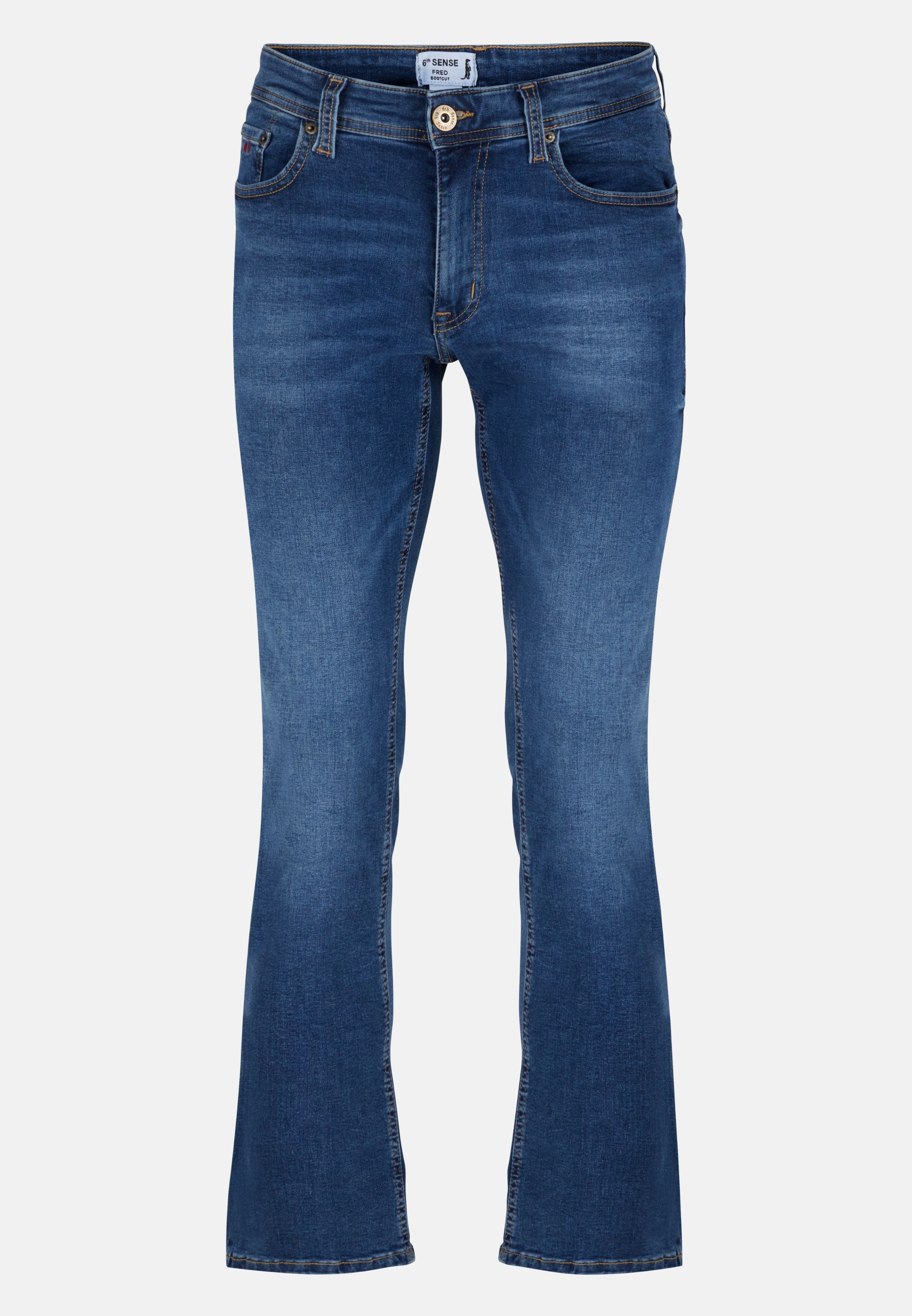 6TH SENSE Fred Lightwash Bootcut Jean Lightwash front view