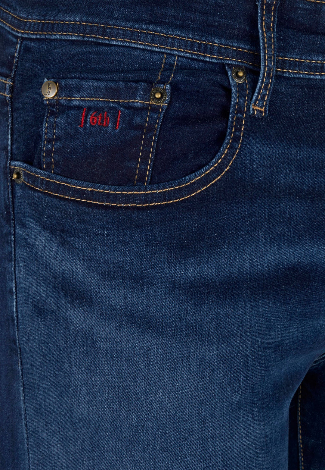 6TH SENSE Nevada French Navy Tapered Fit Jean FRENCH NAVY back view