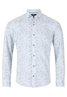 6TH SENSE Performance 29 White Flower Pattern Shirt White/Floral front view