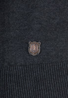 6TH SENSE Harry Charcoal 1/4 Zip Jumper Charcoal detail view