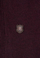 6TH SENSE Tommy Wine 1/4 Zip Jumper WINE detail view