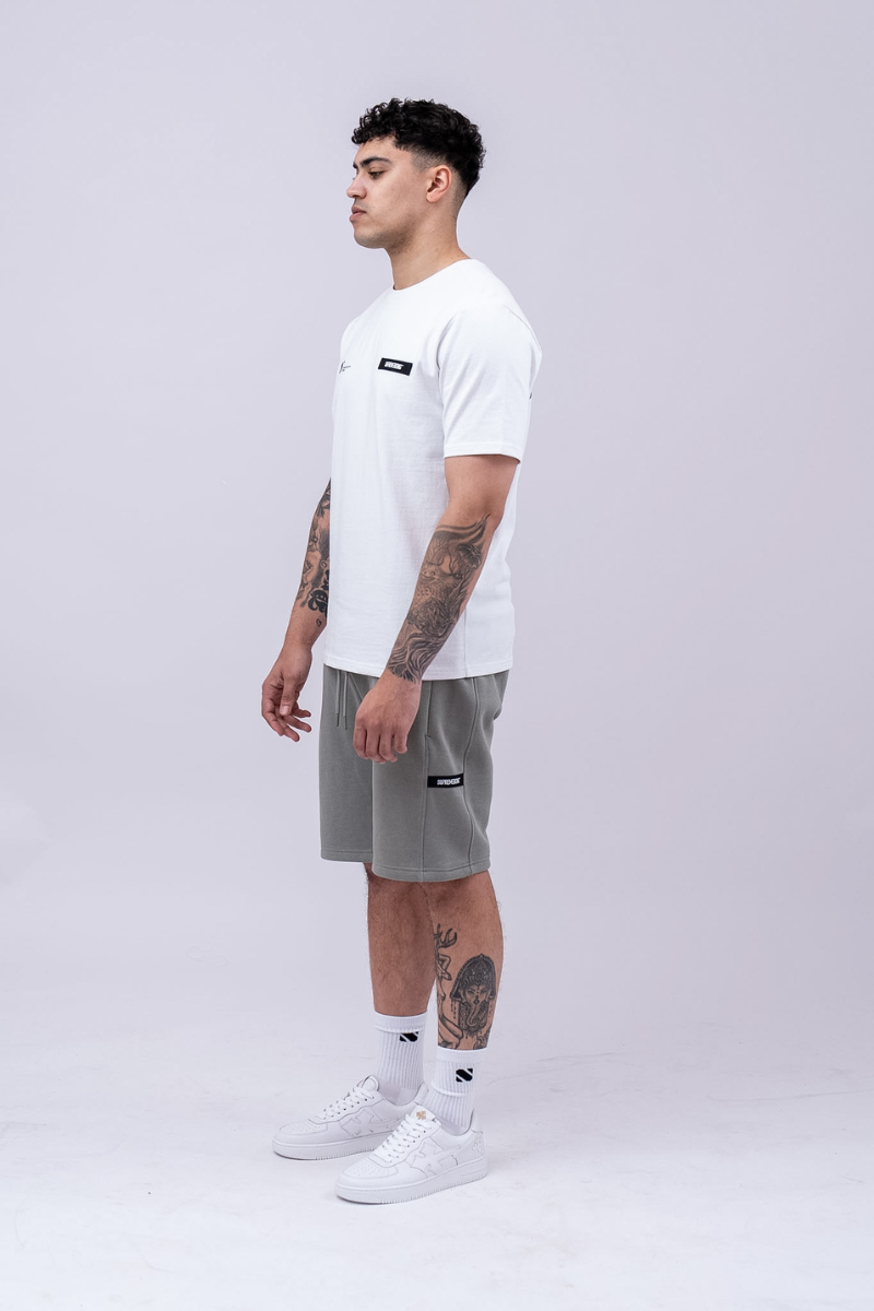 Supreme Being Angelo Soft Green Shorts Soft Green close up view