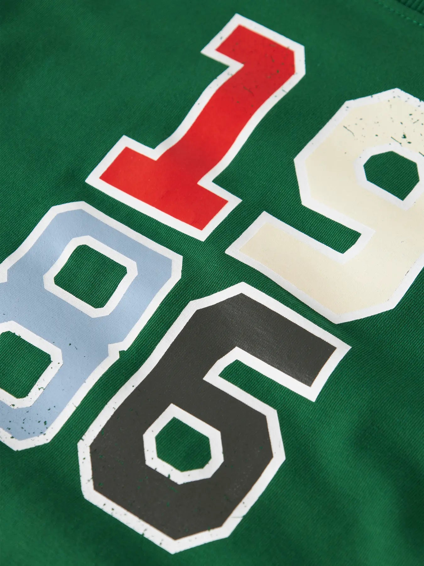 NAME IT Karnis Long Sleeve Top Verdant Green detail view