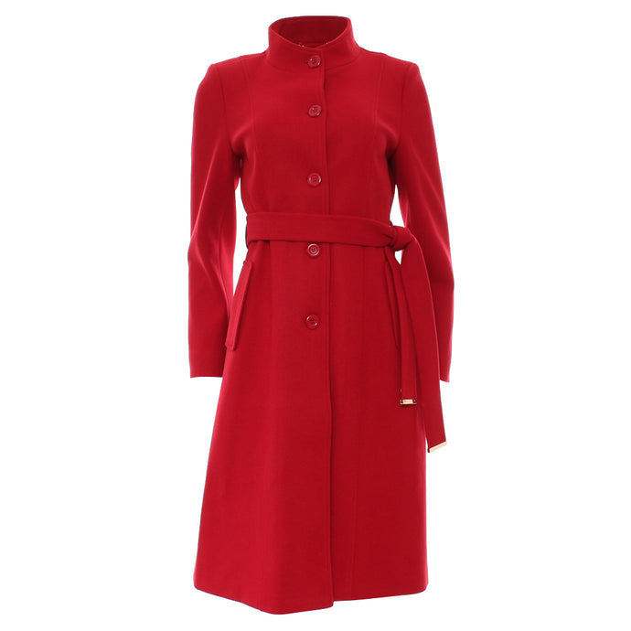 Ladies Amanda Red Coat-Ghost Front View