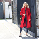 RANT & RAVE LADIES Amanda Red Coat RED front view