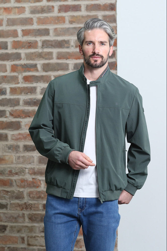 Kenrow Menswear Aston Khaki Bomber KHAKI front view