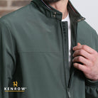Kenrow Menswear Aston Khaki Bomber KHAKI detail view