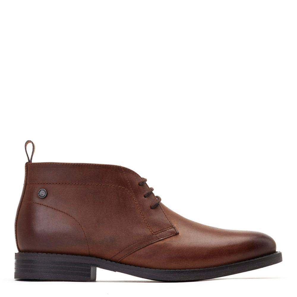 BASE LONDON Atkinson Pull Up Brown Boot BROWN front view